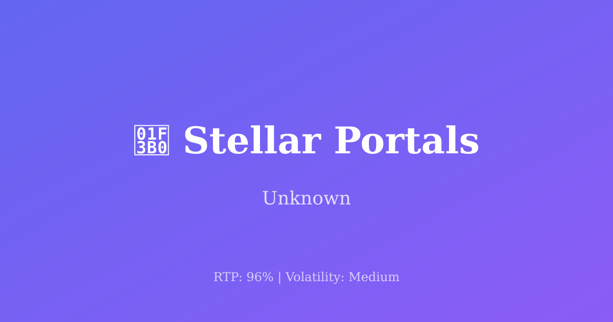 Stellar Portals